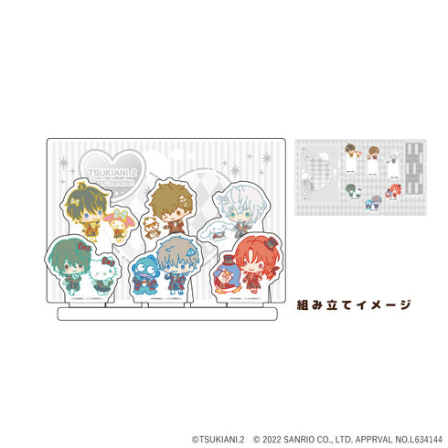 "Tsukiuta. THE ANIMATION 2 × Sanrio Characters" Premium Acrylic Diorama Plate 02/Procellarum