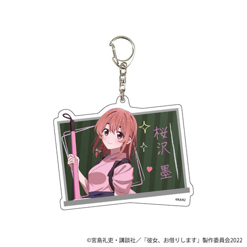『彼女、お借りします』デカアクリルキーホルダー 12/桜沢墨 教師ver.(描き下ろしイラスト)