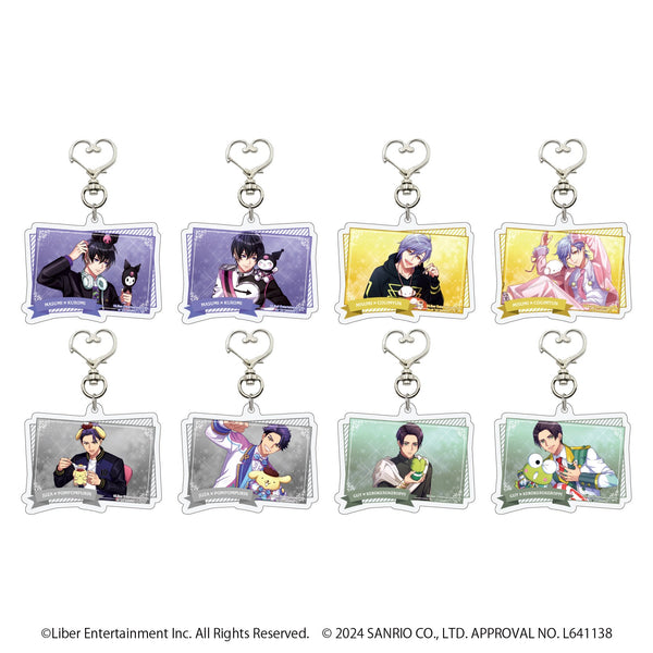 『A3!×Sanrio characters』ハート形ナスカン付きアクリルキーホルダー 02/ブラインド(全8種)(公式イラスト)