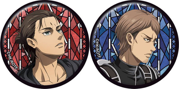『進撃の巨人』缶バッジセット エレン&ジャン