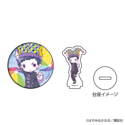 『怪盗クイーン』アクリルぷちスタンド&缶バッジセット 02/ジョーカー(グラフアート)