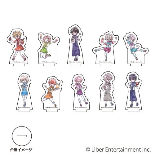 『アイ★チュウ Étoile Stage』アクリルぷちスタンド 12 / アイスver. (全10種)(グラフアート) BOX