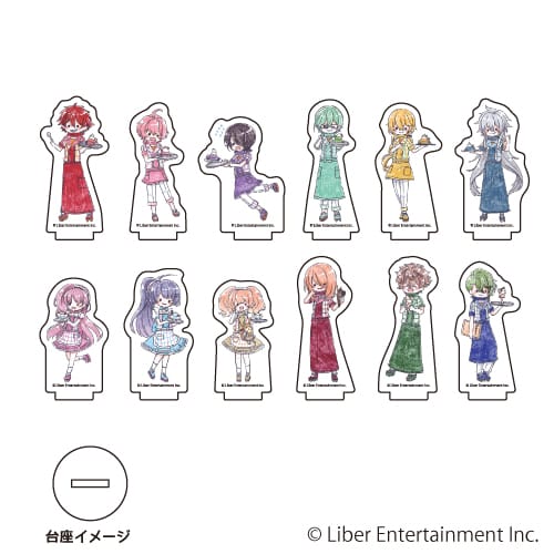 『アイ★チュウ Étoile Stage』アクリルぷちスタンド 13 / アイス(全12種)(グラフアート) BOX