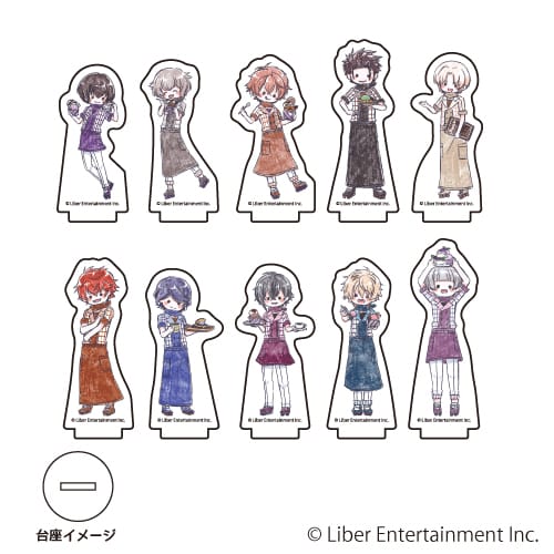 『アイ★チュウ Étoile Stage』アクリルぷちスタンド 14 / アイスver.(全10種)(グラフアート) BOX