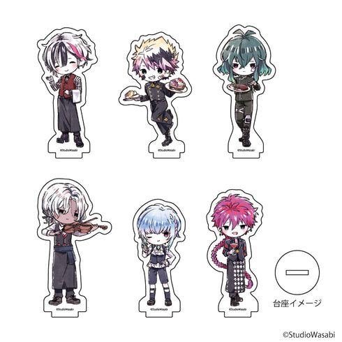 『悪魔執事と黒い猫』アクリルぷちスタンド 03/ディナーver. BOX(全6種)(グラフアート)