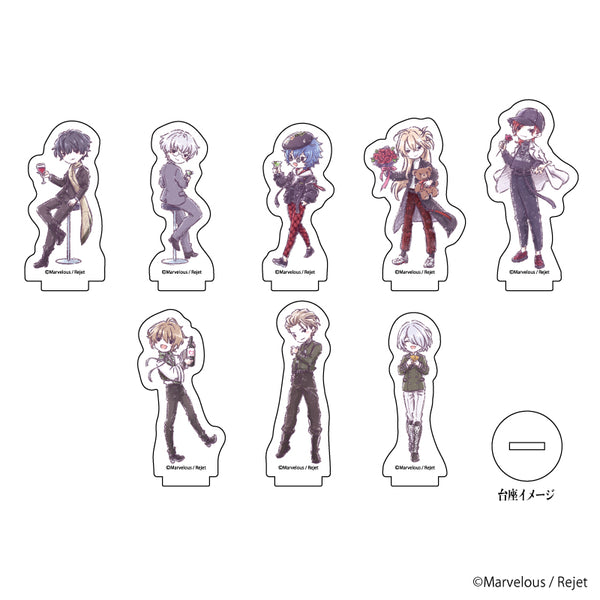 『ファビュラスナイト』アクリルぷちスタンド 02/BOX(全8種)(グラフアート)