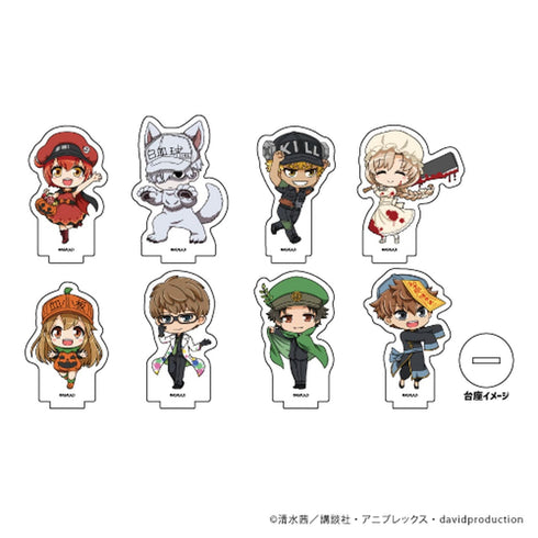『はたらく細胞!!』アクリルぷちスタンド01/ハロウィンver. (全8種)(ミニキャラ)BOX