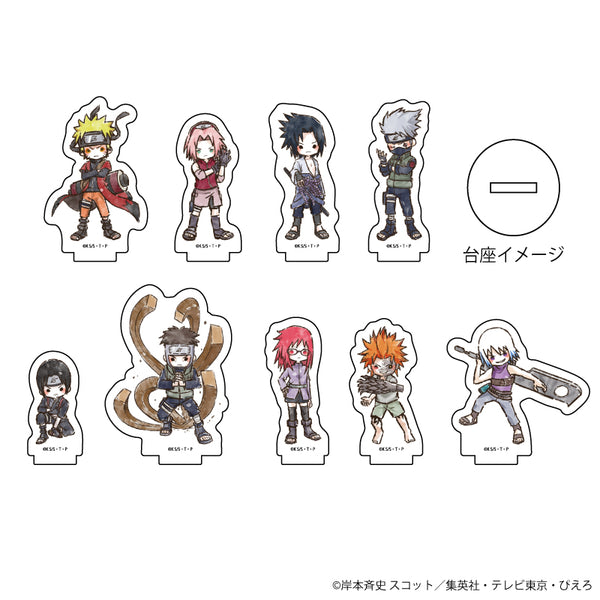 『NARUTO-ナルト- 疾風伝』アクリルぷちスタンド 01/BOX(全9種)(グラフアート)
