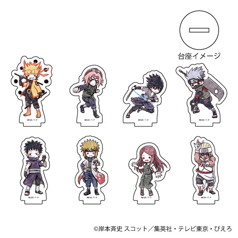 『NARUTO-ナルト- 疾風伝』アクリルぷちスタンド 03/BOX (全8種)(グラフアート)