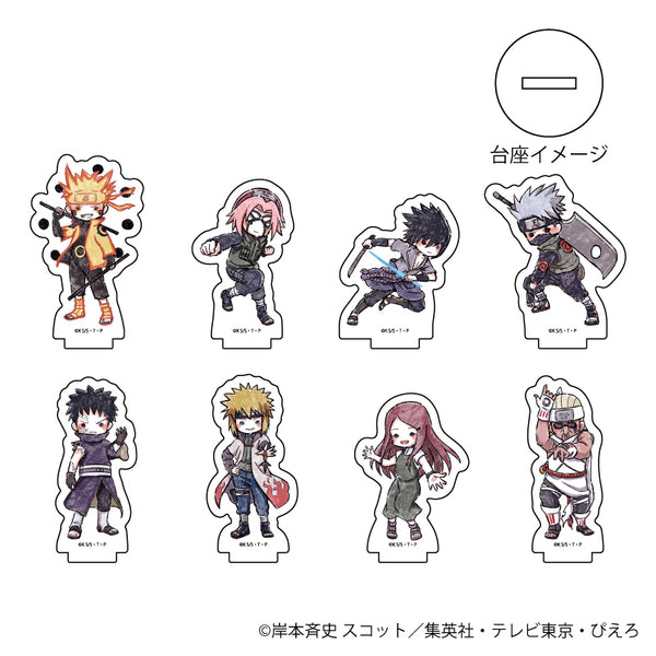 『NARUTO-ナルト- 疾風伝』アクリルぷちスタンド 03/BOX (全8種)(グラフアート)