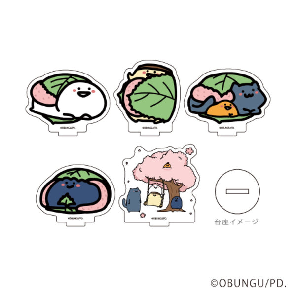 『お文具といっしょ』アクリルぷちスタンド 03/桜ver.BOX (全5種)