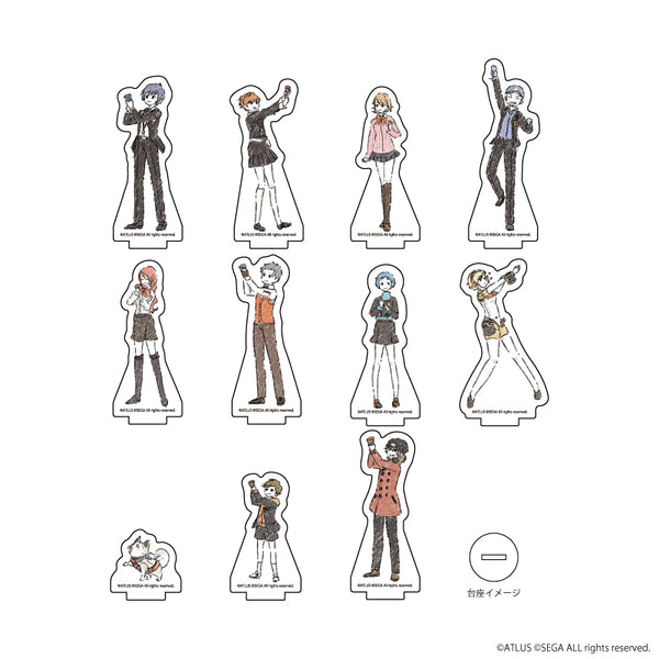 『ペルソナ3 ポータブル』アクリルぷちスタンド 01/BOX(全11種)(グラフアート)