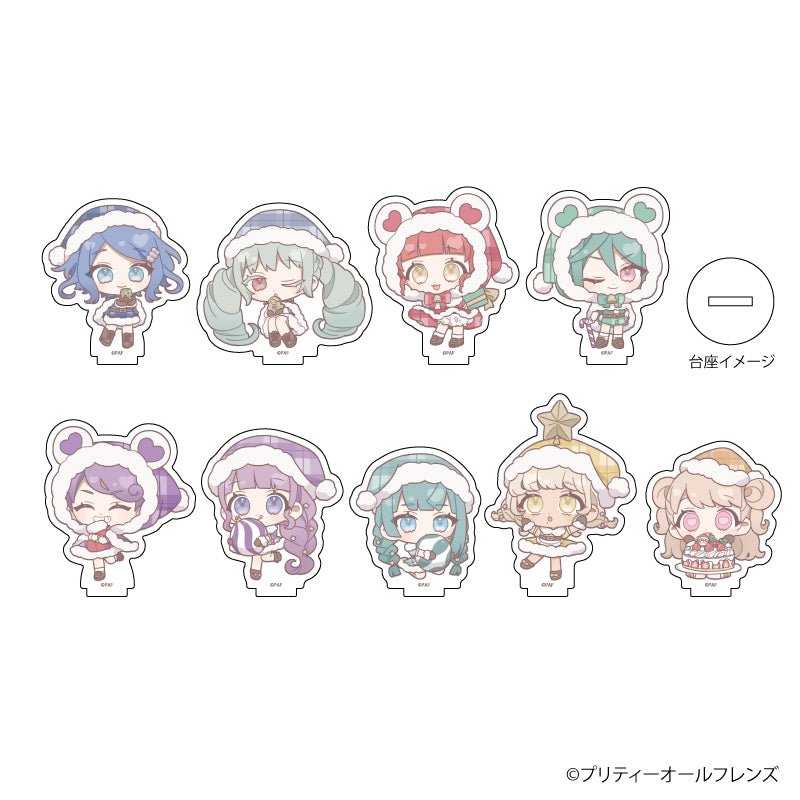 プリティーオールフレンズ アクリルぷちスタンド 09クリスマスパーティーver. プリティーオールフレンズ』アクリルぷちスタンド 09/BOX (全9種