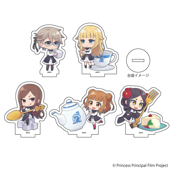 『プリンセス・プリンシパル Crown Handler』アクリルぷちスタンド 02/お茶会ver. BOX(全5種)(ミニキャラ)