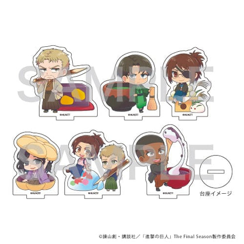『進撃の巨人』アクリルぷちスタンド 09 / 和菓子ver. (全6種)(ミニキャラ) BOX
