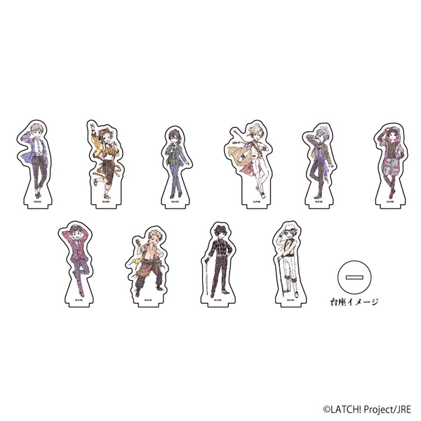 『STATION IDOL LATCH!』アクリルぷちスタンド 01/BOX(全10種) vol1(グラフアート)