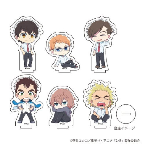 『2.43 清陰高校男子バレー部』アクリルぷちスタンド 01 / (全6種)(ミニキャラ) BOX