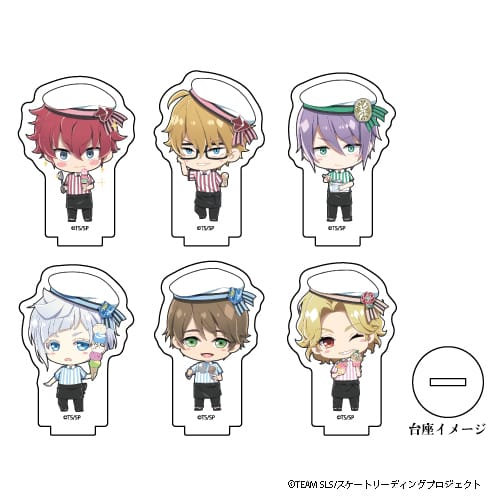 『スケートリーディング☆スターズ』アクリルぷちスタンド 02 / アイスの日ver. (全6種)(ミニキャラ) BOX