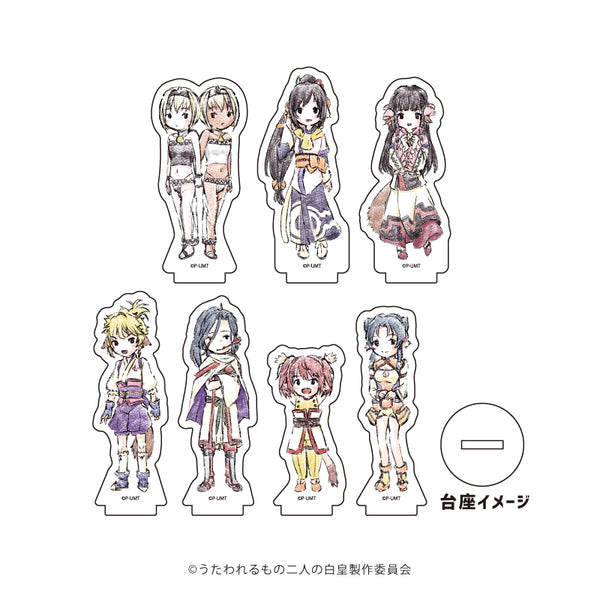 『うたわれるもの 二人の白皇』アクリルぷちスタンド 02/B BOX (全7種)(グラフアートイラスト)