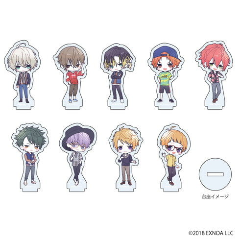『ウインドボーイズ!』アクリルぷちスタンド 01/私服ver. BOX(全9種) A(POP Art)