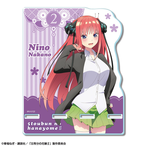 『五等分の花嫁∬』アクリルスマホスタンド デザイン02(中野二乃)