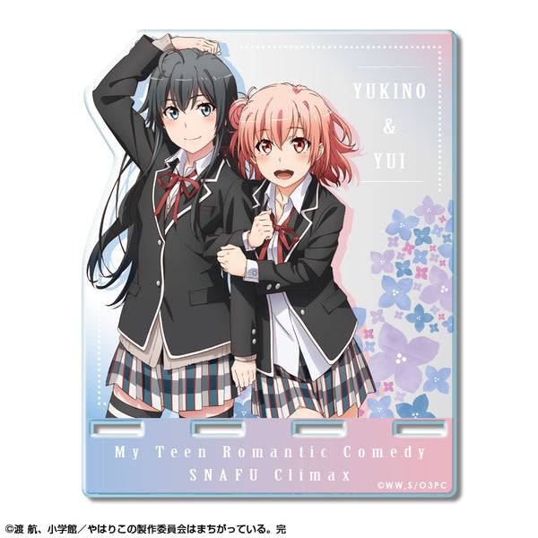 『やはり俺の青春ラブコメはまちがっている。完』アクリルスマホスタンド デザイン02(雪ノ下雪乃&由比ヶ浜結衣/A)