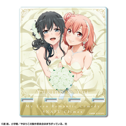 『やはり俺の青春ラブコメはまちがっている。完』アクリルスマホスタンド デザイン03(雪ノ下雪乃&由比ヶ浜結衣/B)