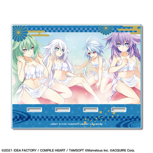 『閃乱忍忍忍者大戦ネプテューヌ -少女達の響艶-』アクリルスマホスタンド デザイン03(ネプテューヌ集合/B)