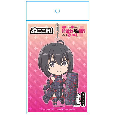 《因为讨厌受伤,所以想把属性全加在防御上。》Puni-Kore!钥匙扣(附底座) Maple
