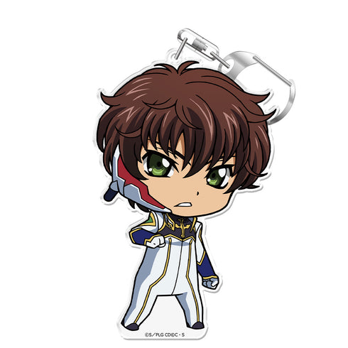 『コードギアス 反逆のルルーシュ』ぷにこれ!キーホルダー(スタンド付) スザク パイロットスーツver.