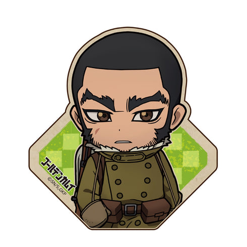 「ゴールデンカムイ」ウッドクリップ(安全ピン付) 谷垣源次郎 樺太編