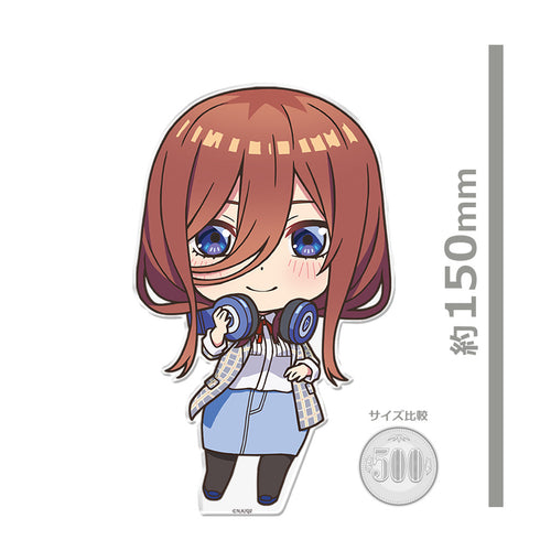 『五等分の花嫁∬』でかぷにこれ!アクリルフィギュア 中野三玖