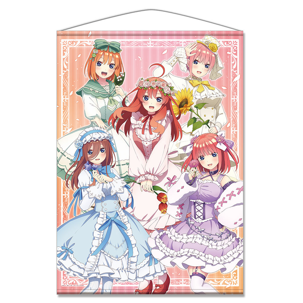 映画 五等分の花嫁』B1タペストリー［一花&二乃&三玖&四葉&五月 ロリィタファッションver.］ – Anime Store JP