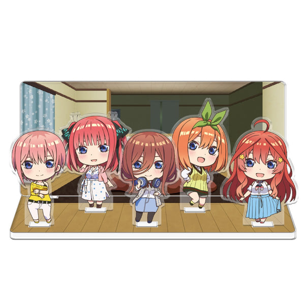 「五等分の花嫁∬」一花&二乃&三玖&四葉&五月 アクリルジオラマA