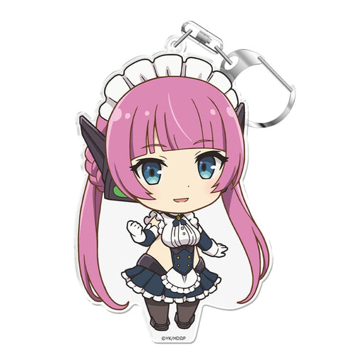 『異世界魔王と召喚少女の奴隷魔術Ω』ぷにこれ!キーホルダー (スタンド付) ロゼ