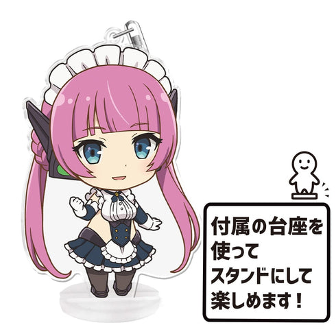 『異世界魔王と召喚少女の奴隷魔術Ω』ぷにこれ!キーホルダー (スタンド付) ロゼ