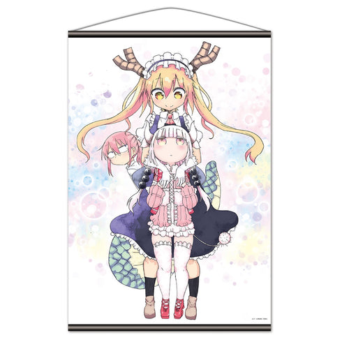 「小林さんちのメイドラゴン」トール&カンナ&小林さん B2タペストリーC