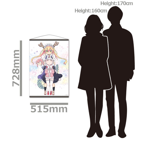 「小林さんちのメイドラゴン」トール&カンナ&小林さん B2タペストリーC