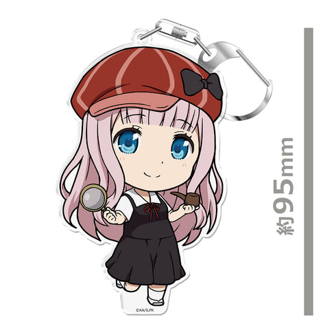 『かぐや様は告らせたい?~天才たちの恋愛頭脳戦~ 』ぷにこれ!キーホルダー(スタンド付) 藤原千花 ラブ探偵Ver.