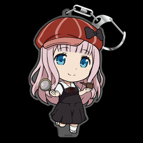 『かぐや様は告らせたい?~天才たちの恋愛頭脳戦~ 』ぷにこれ!キーホルダー(スタンド付) 藤原千花 ラブ探偵Ver.