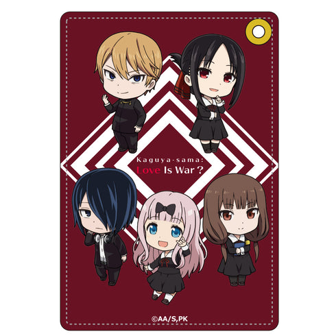 『かぐや様は告らせたい?~天才たちの恋愛頭脳戦~ 』合皮パスケース