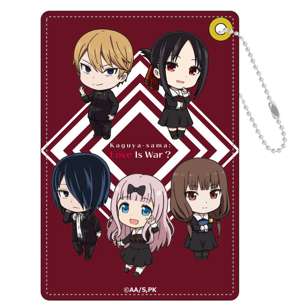 『かぐや様は告らせたい?~天才たちの恋愛頭脳戦~ 』合皮パスケース