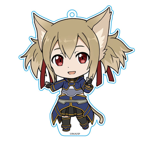 『ソードアート・オンライン アリシゼーション War of Underworld』 シリカ ぷにこれ!キーホルダー (スタンド付)