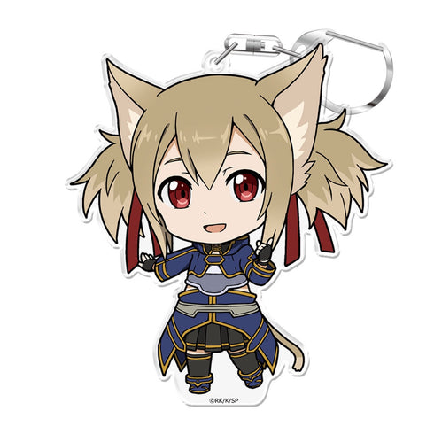 『ソードアート・オンライン アリシゼーション War of Underworld』 シリカ ぷにこれ!キーホルダー (スタンド付)