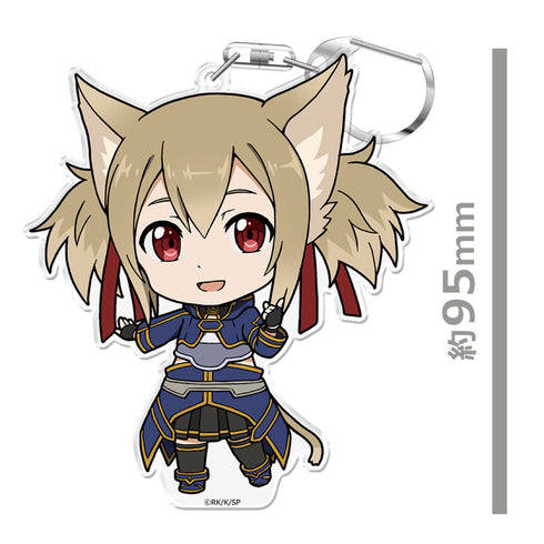 『ソードアート・オンライン アリシゼーション War of Underworld』 シリカ ぷにこれ!キーホルダー (スタンド付)