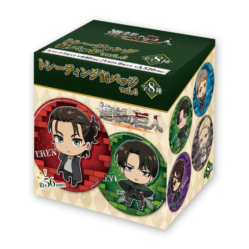 『進撃の巨人 』トレーディング缶バッジ vol.4 BOX
