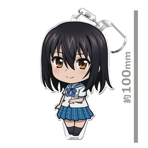 『ストライク・ザ・ブラッドIV』姫柊雪菜 ぷにこれ!キーホルダー(スタンド付)