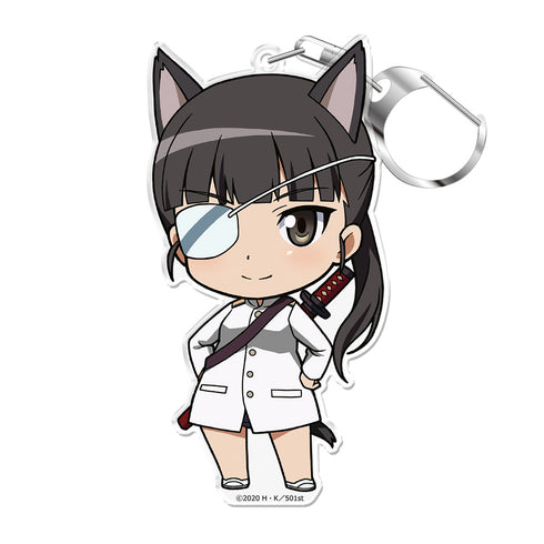 『第501統合戦闘航空団 ストライクウィッチーズ ROAD to BERLIN』ぷにこれ!キーホルダー(スタンド付) 坂本美緒