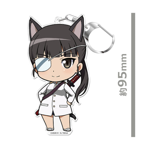 『第501統合戦闘航空団 ストライクウィッチーズ ROAD to BERLIN』ぷにこれ!キーホルダー(スタンド付) 坂本美緒