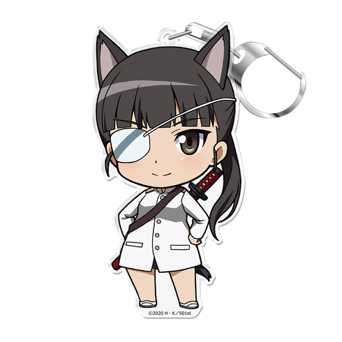 『第501統合戦闘航空団 ストライクウィッチーズ ROAD to BERLIN』ぷにこれ!キーホルダー(スタンド付) 坂本美緒